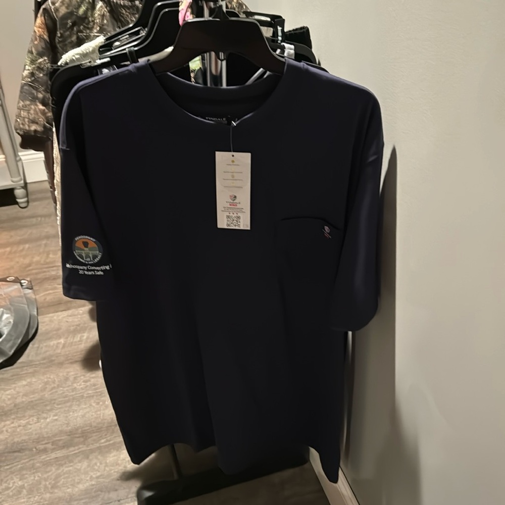 Tyndall AR/FR short sleeve t-shirt with pocket size dog